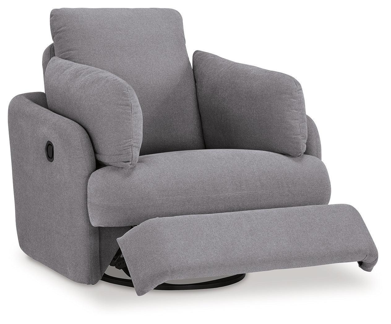 Modmax Granite Performance Fabric,Next-Gen Nuvella™ Swivel Glider Chair