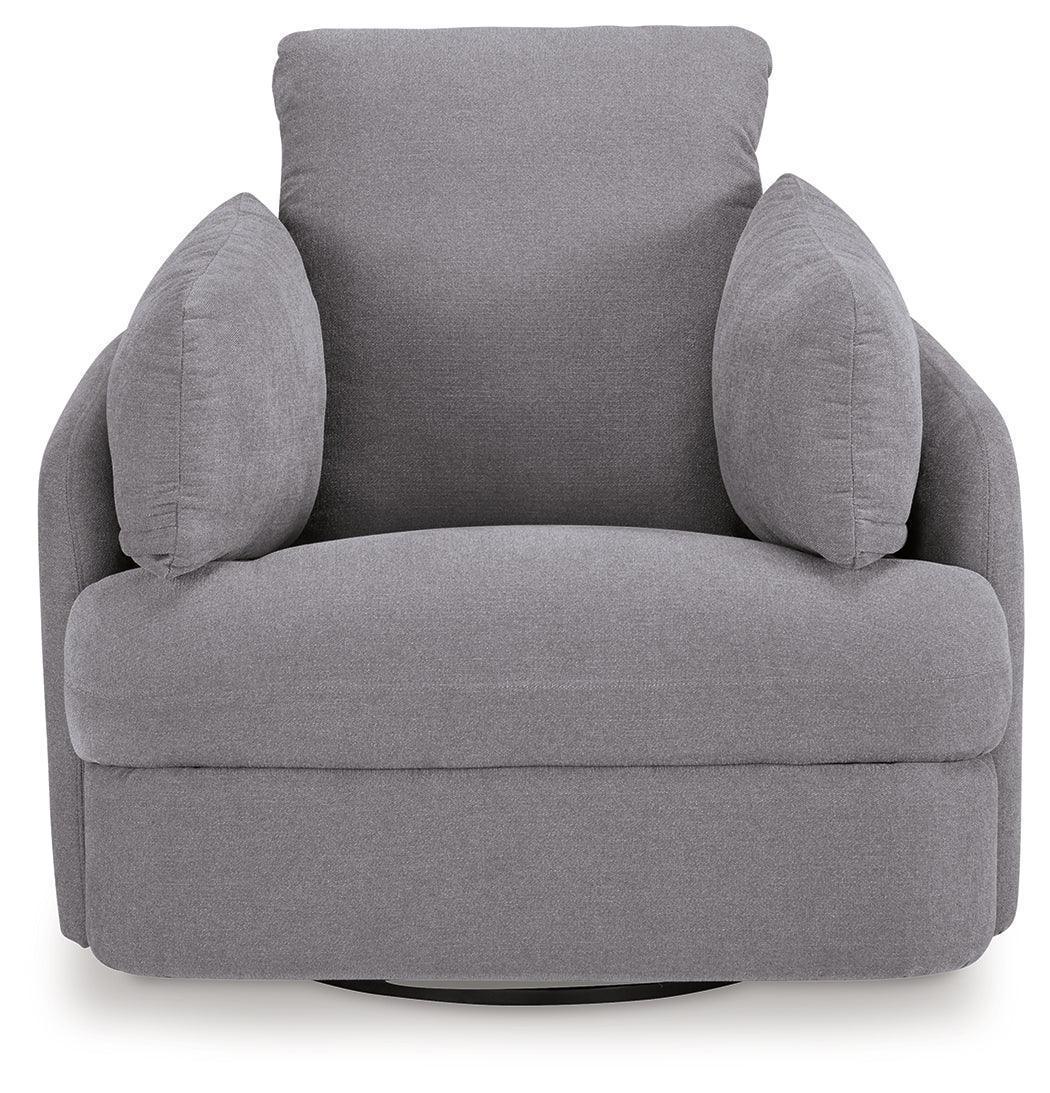 Modmax Granite Performance Fabric,Next-Gen Nuvella™ Swivel Glider Chair