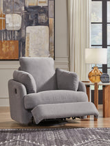 Modmax Granite Performance Fabric,Next-Gen Nuvella™ Swivel Glider Chair