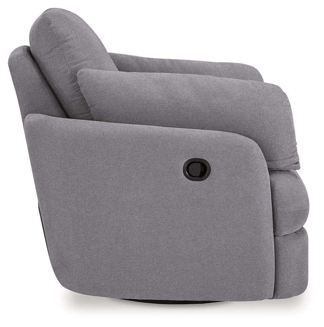Modmax Granite Performance Fabric,Next-Gen Nuvella™ Swivel Glider Chair