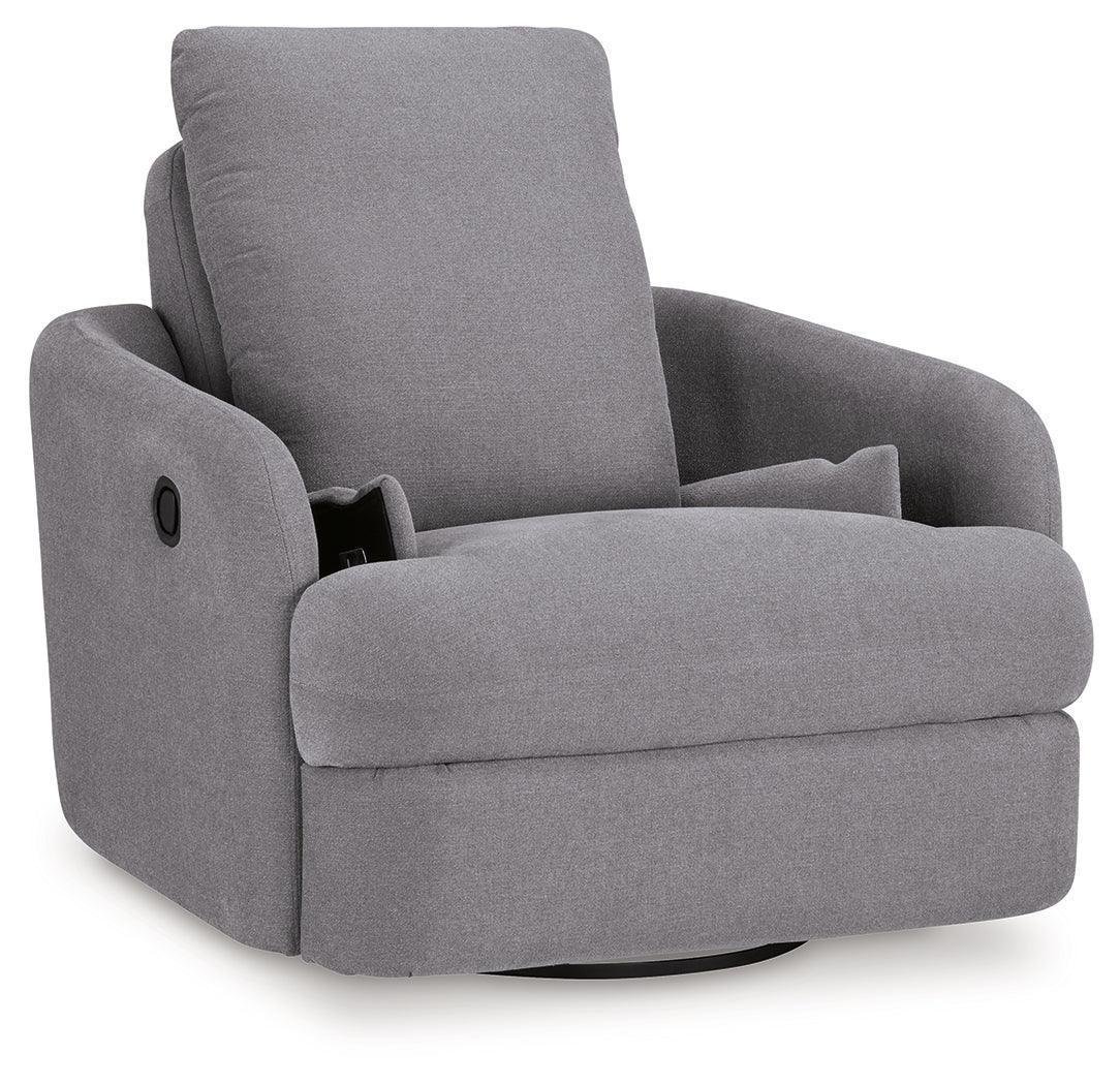 Modmax Granite Performance Fabric,Next-Gen Nuvella™ Swivel Glider Chair