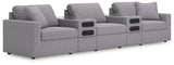 Modmax Granite Performance Fabric,Next-Gen Nuvella™ 5-Piece Sectional