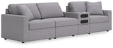 Modmax Granite Performance Fabric,Next-Gen Nuvella™ 4-Piece Sectional