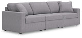Modmax Granite Performance Fabric,Next-Gen Nuvella™ 3-Piece Sectional
