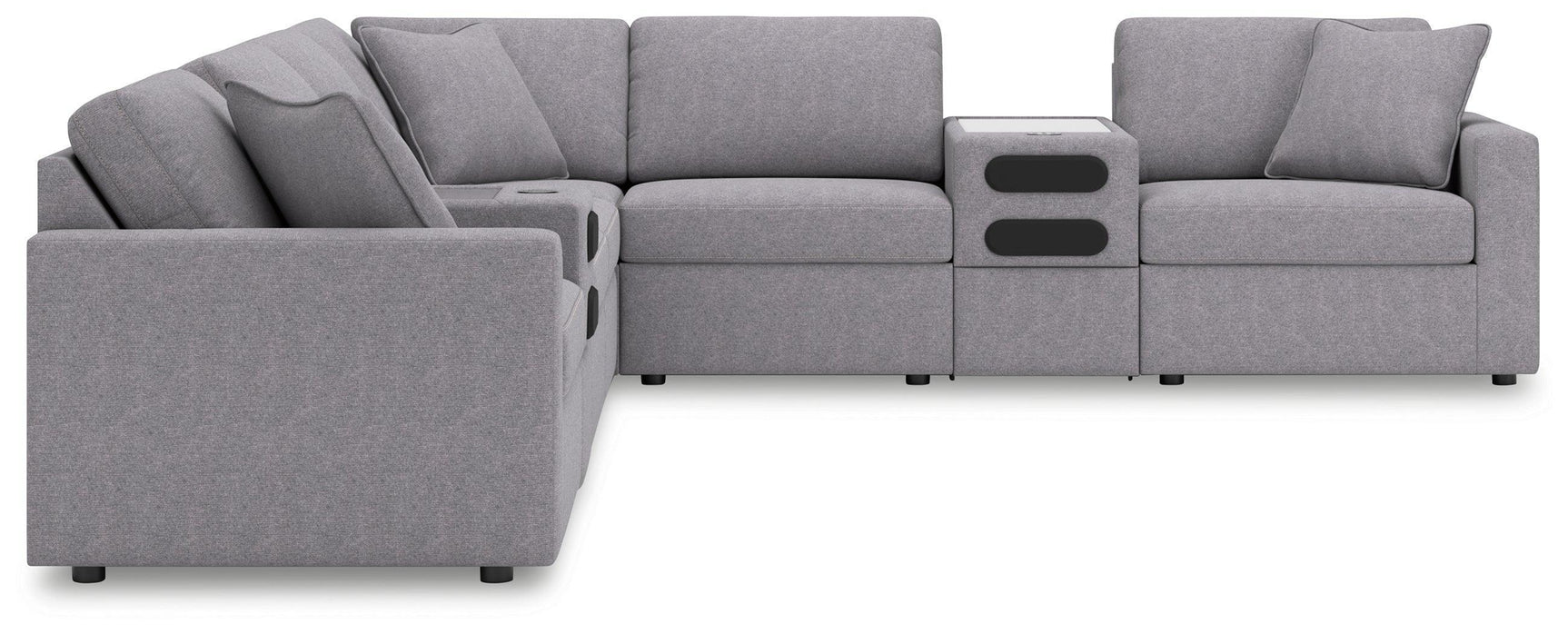 Modmax Granite Performance Fabric,Next-Gen Nuvella™ 8-Piece Sectional