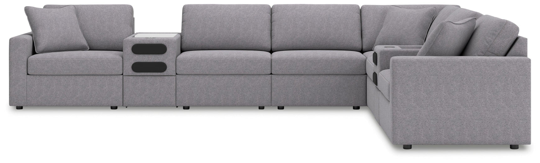 Modmax Granite Performance Fabric,Next-Gen Nuvella™ 8-Piece Sectional