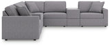 Modmax Granite Performance Fabric,Next-Gen Nuvella™ 8-Piece Sectional
