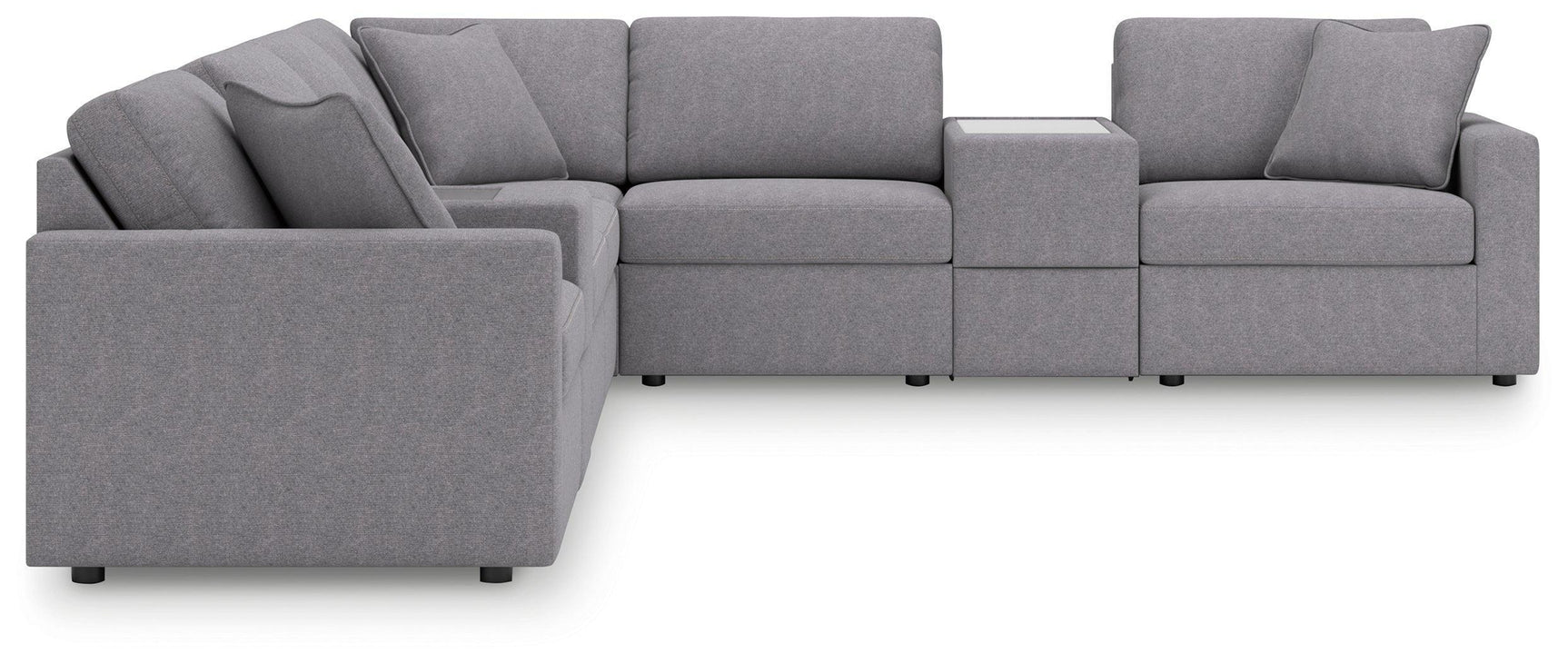 Modmax Granite Performance Fabric,Next-Gen Nuvella™ 8-Piece Sectional