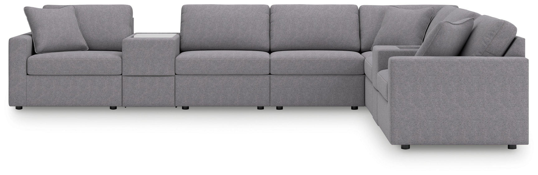 Modmax Granite Performance Fabric,Next-Gen Nuvella™ 8-Piece Sectional