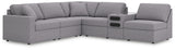 Modmax Granite Performance Fabric,Next-Gen Nuvella™ 6-Piece Sectional
