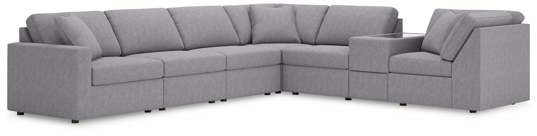 Modmax Granite Performance Fabric,Next-Gen Nuvella™ 7-Piece Sectional