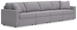 Modmax Granite Performance Fabric,Next-Gen Nuvella™ 4-Piece Sectional