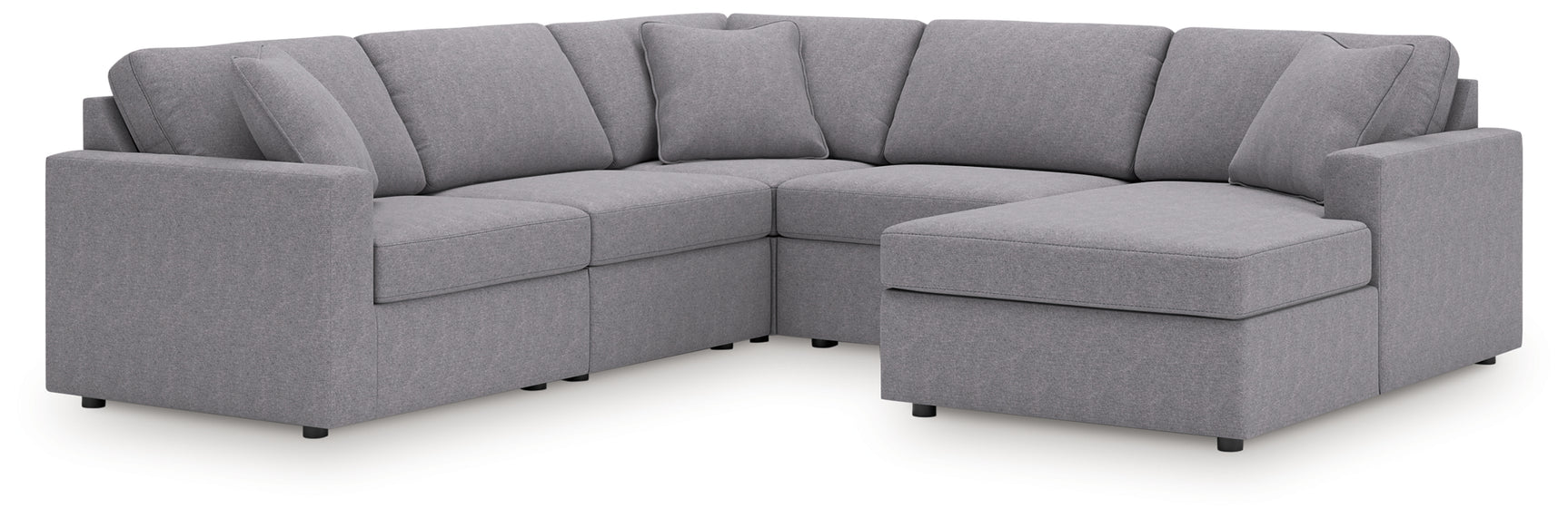 Modmax Granite 5-Piece Sectional with Chaise