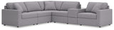Modmax Granite Performance Fabric,Next-Gen Nuvella™ 6-Piece Sectional