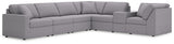 Modmax Granite Performance Fabric,Next-Gen Nuvella™ 7-Piece Sectional