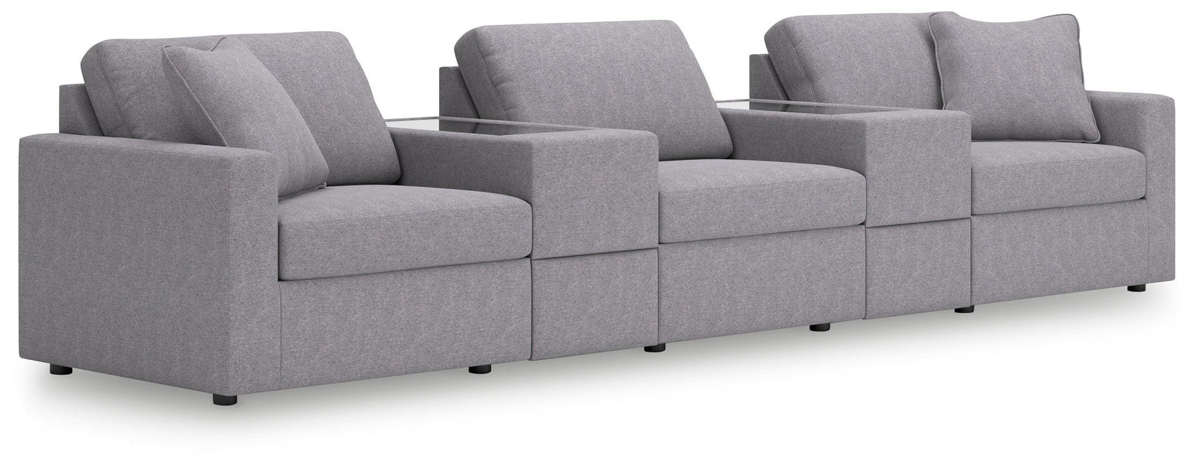 Modmax Granite Performance Fabric,Next-Gen Nuvella™ 5-Piece Sectional