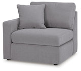 Modmax Granite Performance Fabric,Next-Gen Nuvella™ 6-Piece Sectional angled view