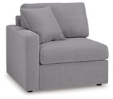 Modmax Granite Performance Fabric,Next-Gen Nuvella™ 6-Piece Sectional with Chaise angled view