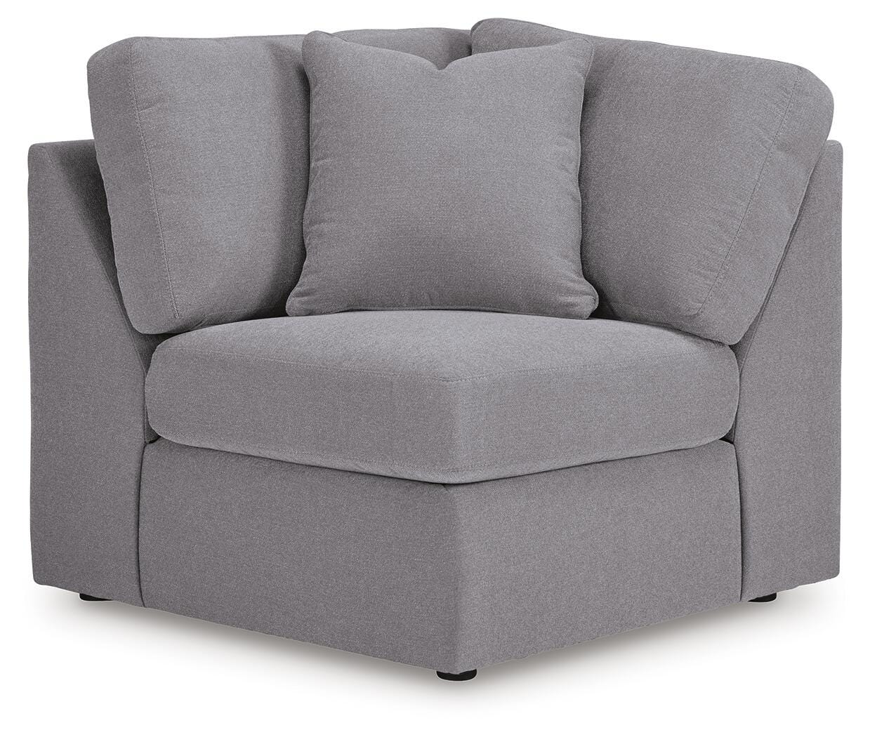 Modmax Granite Performance Fabric,Next-Gen Nuvella™ 8-Piece Sectional with Audio System and Chaise view 6