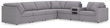 Modmax Granite Performance Fabric,Next-Gen Nuvella™ 7-Piece Sectional