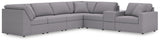 Modmax Granite Performance Fabric,Next-Gen Nuvella™ 7-Piece Sectional
