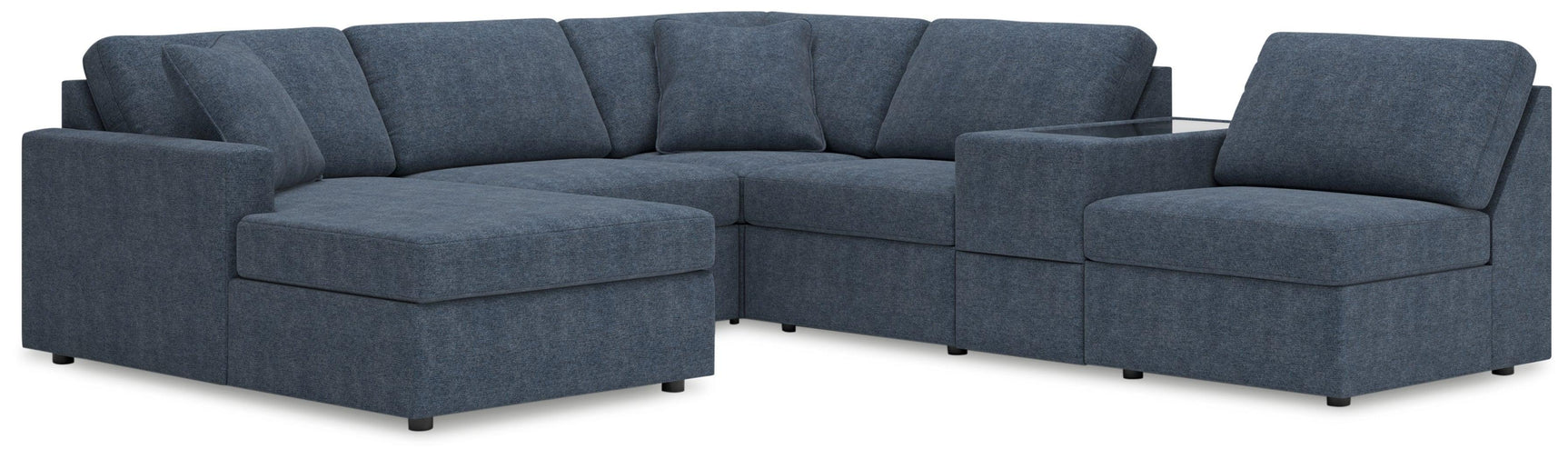Modmax Ink Nuvella® 6-Piece Sectional with Chaise
