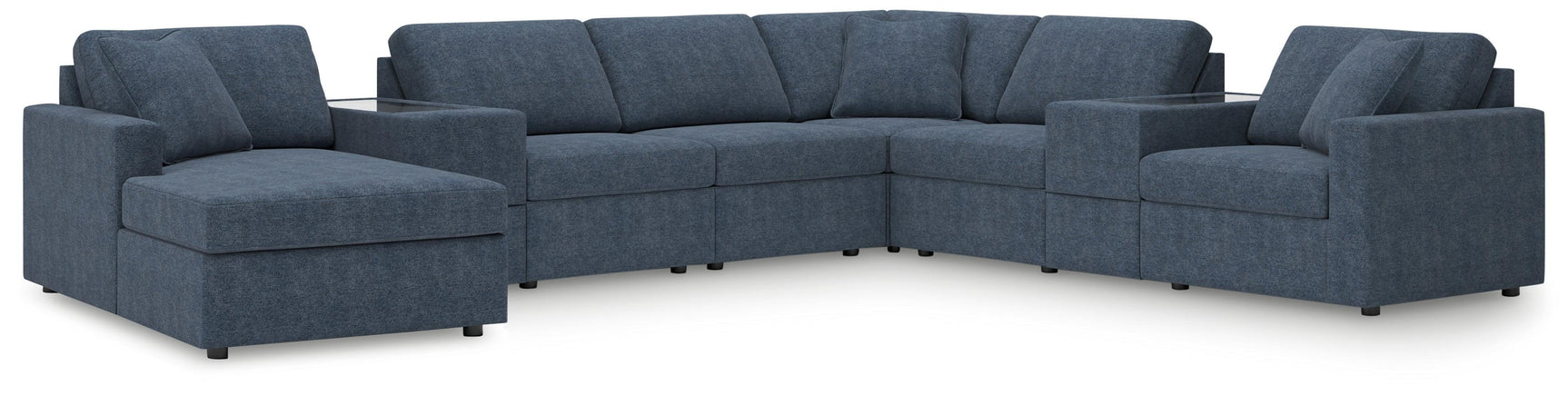 Modmax Ink Nuvella® 8-Piece Sectional with Chaise