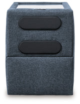 Modmax Ink Performance Fabric,Next-Gen Nuvella™ 7-Piece Sectional with Audio Console
