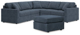 Modmax Ink 5-Piece Sectional with Ottoman