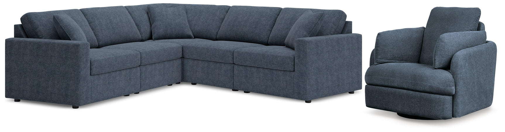 Modmax Ink 5-Piece Sectional with Recliner