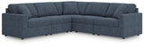 Modmax Ink 5-Piece Sectional with Ottoman