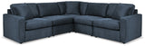 Modmax Ink 5-Piece Sectional with Ottoman
