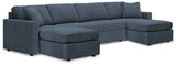 Modmax Ink 4-Piece Sectional with Ottoman