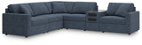Modmax Ink Performance Fabric,Next-Gen Nuvella™ 6-Piece Sectional