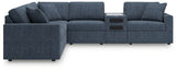 Modmax Ink Performance Fabric,Next-Gen Nuvella™ 6-Piece Sectional