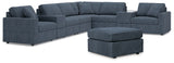 Modmax Ink 8-Piece Sectional with Ottoman