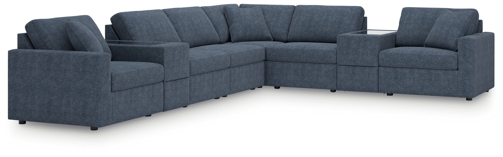 Modmax Ink 8-Piece Sectional with Ottoman