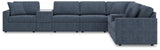 Modmax Ink Performance Fabric,Next-Gen Nuvella™ 8-Piece Sectional