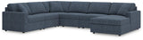 Modmax Ink Performance Fabric,Next-Gen Nuvella™ 6-Piece Sectional with Chaise