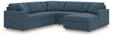 Modmax Ink 5-Piece Sectional with Chaise