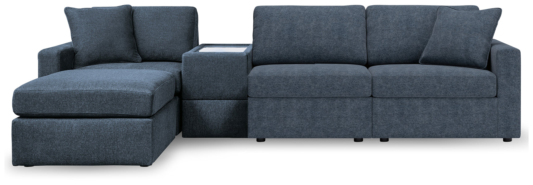 Modmax Ink 4-Piece Sectional with Ottoman