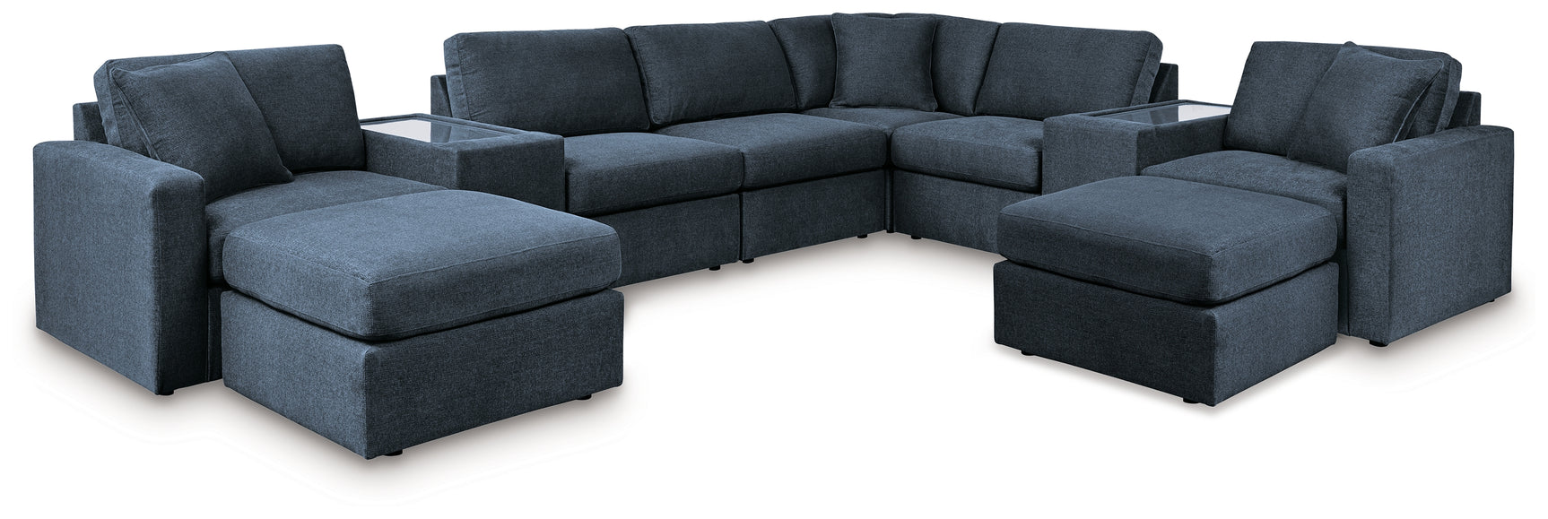 Modmax Ink 6-Piece Sectional with Ottoman