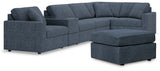Modmax Ink 6-Piece Sectional with Ottoman