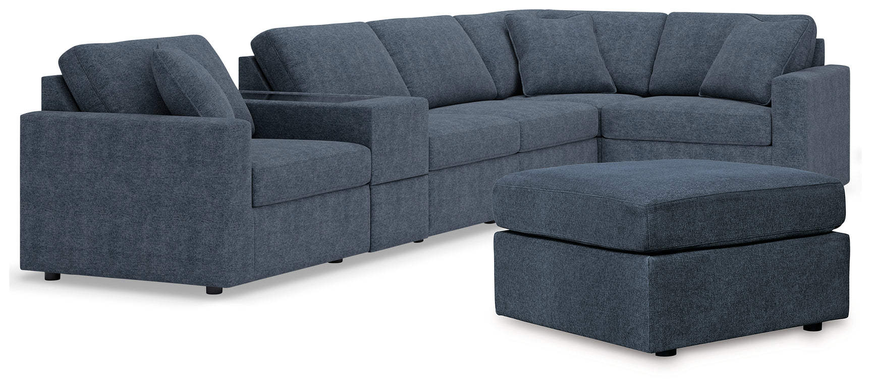 Modmax Ink 6-Piece Sectional with Ottoman