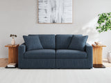 Modmax Ink Performance Fabric,Next-Gen Nuvella™ 7-Piece Sectional with Audio Console