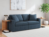 Modmax Ink Performance Fabric,Next-Gen Nuvella™ 7-Piece Sectional with Audio Console