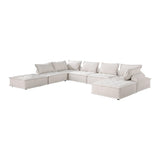 Helena White 7-Piece Modular Sectional