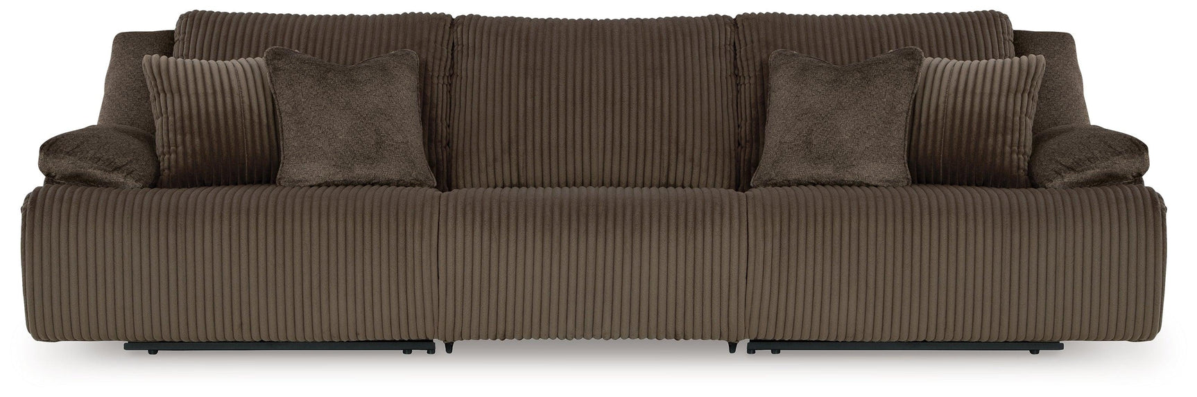 Top Tier Chocolate 3-Piece Sectional Sofa