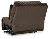 Top Tier Chocolate Velvet 3-Piece Sofa Chaise Sectional