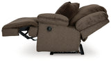 Top Tier Chocolate Velvet 4-Piece Reclining Sectional with Chaise